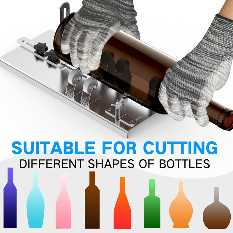 Wine Beer Spirits - Cam şişe kesici yükseltilmiş şişe kesme