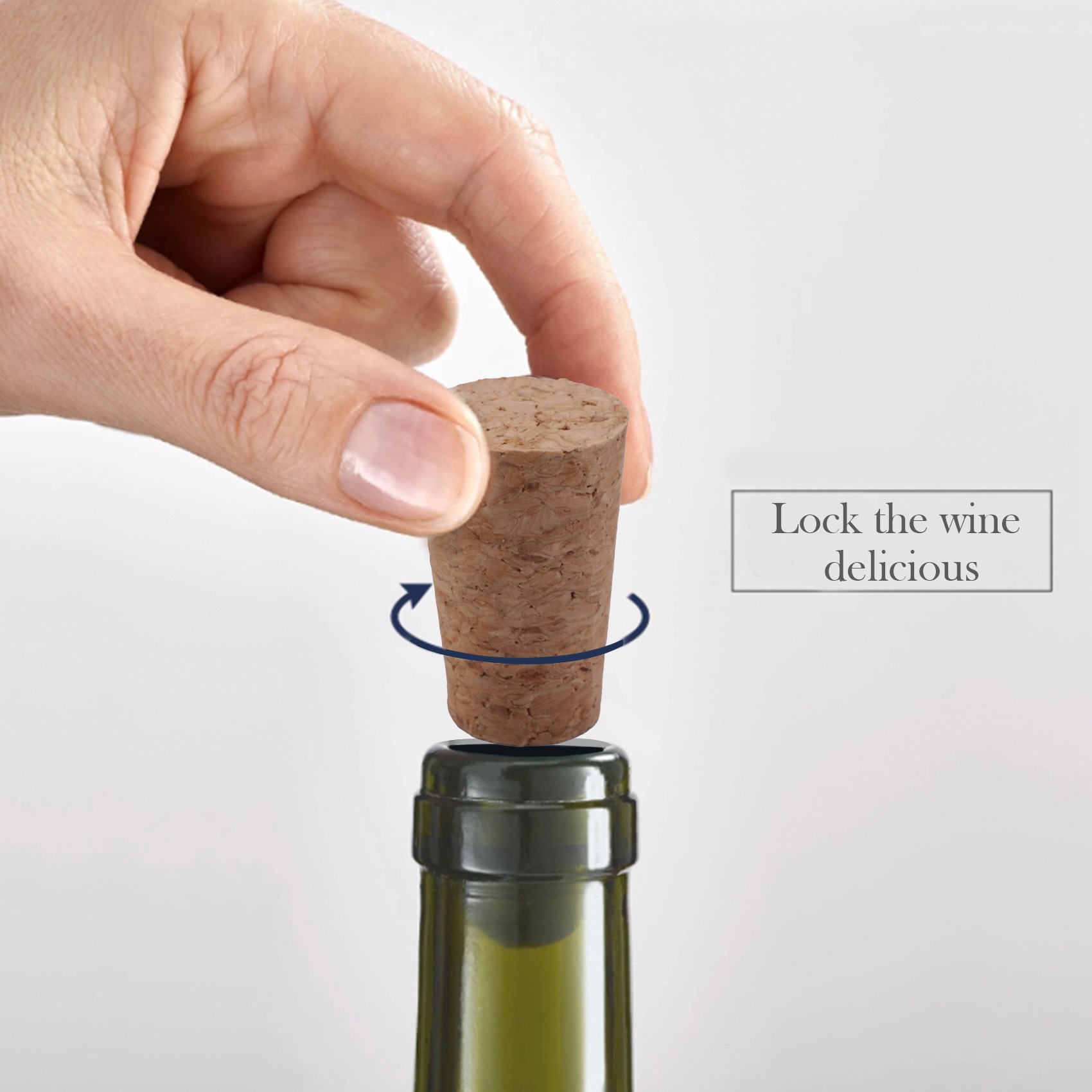 Craft Beer & Wine U- - 2025 Trend Ahşap Şişe Tıpası, Yumuşak