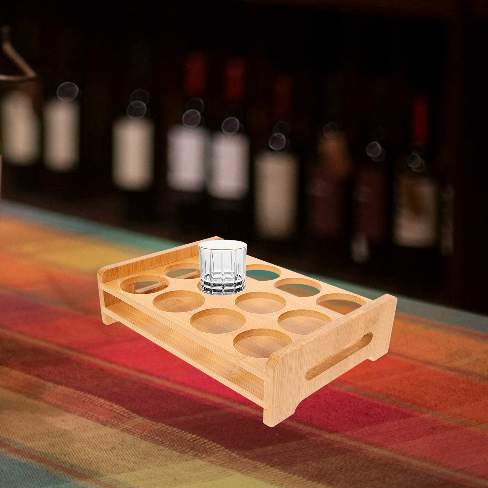 Bambu Shot Bardakları Tutucu T - Wine Whiskey Beer incelemesi ve fiyatı