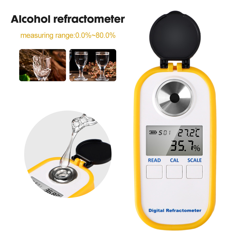 Dijital Alkol Refraktometre 0- - Wine Beer Spirits incelemesi ve fiyatı