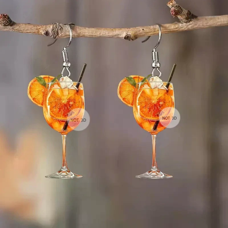 Moda 2D Düz Tasarım Küpe Bira  - Beer And Wine Festival incelemesi ve fiyatı