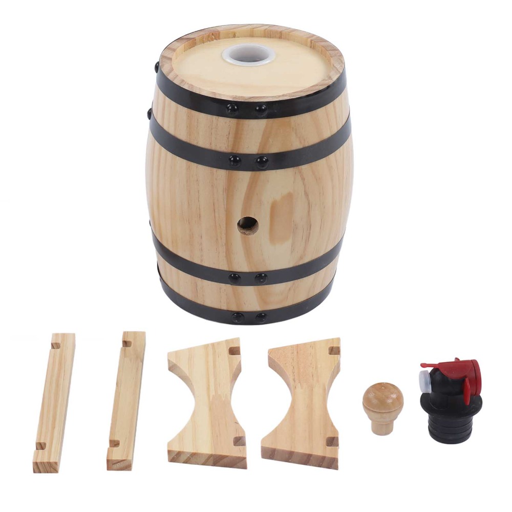 7 Parça Vintage Çam Ahşap Şara - Wine Whiskey Beer incelemesi ve fiyatı